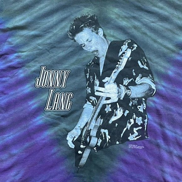 Vintage Jonny Lang‎ 1998 T Shirt Size XL Tie Dye Blues Rock - Picture 2 of 5
